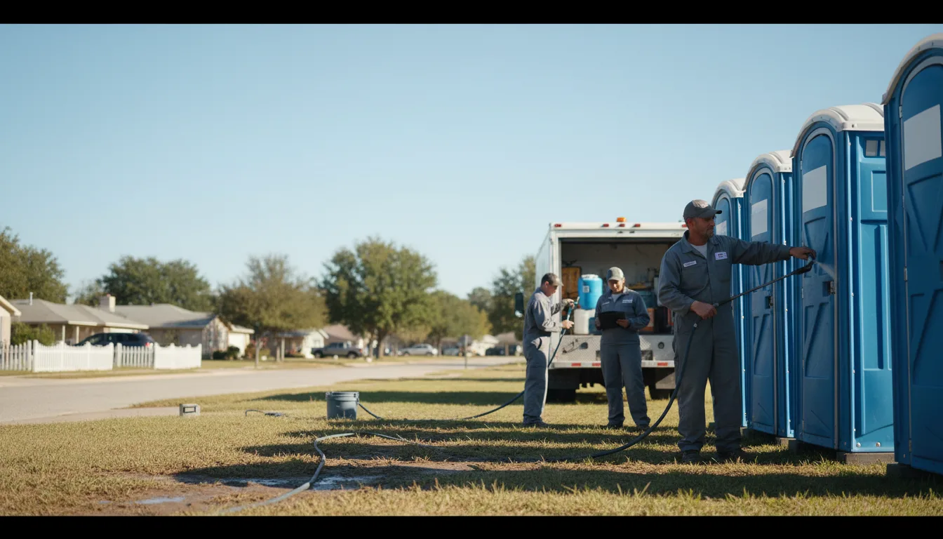 Long-Term Portable Toilet Rental in Drew, MS near me